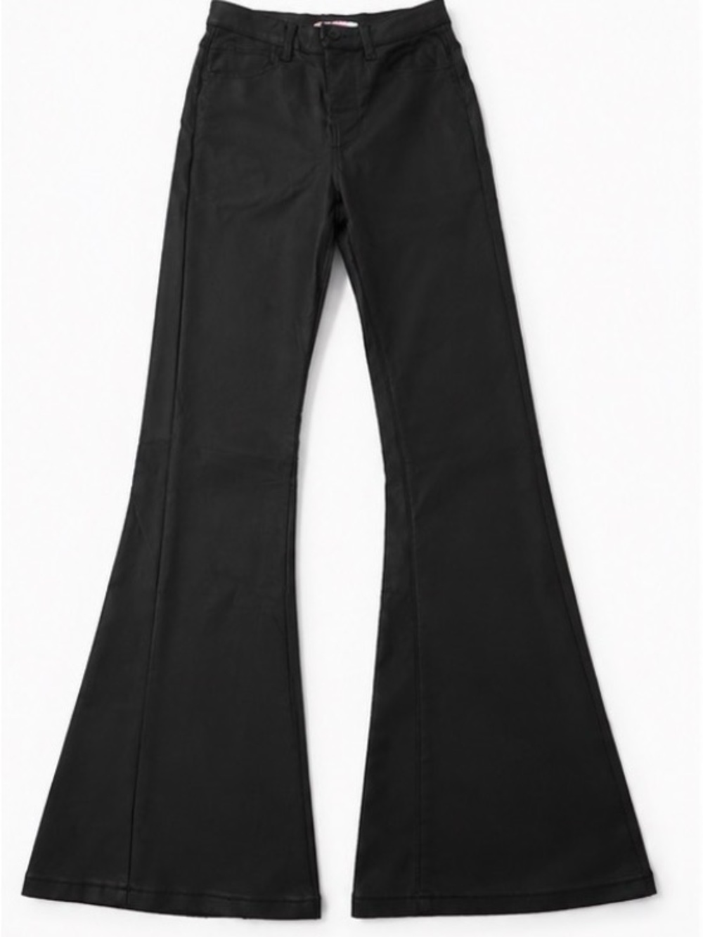 Edikted Black Wide-Leg Flare Jeans